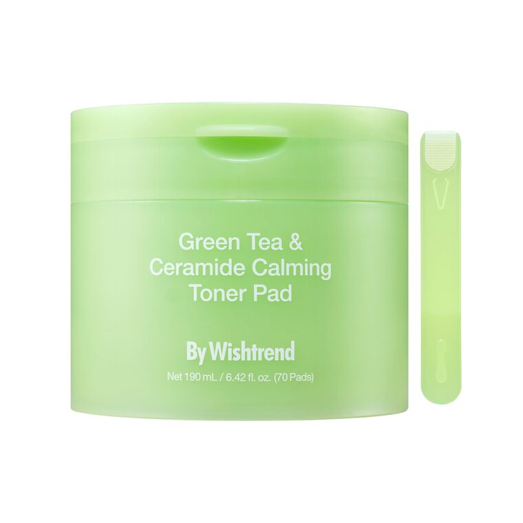 By Wishtrend Green Tea & Ceramide Calming Toner Pad