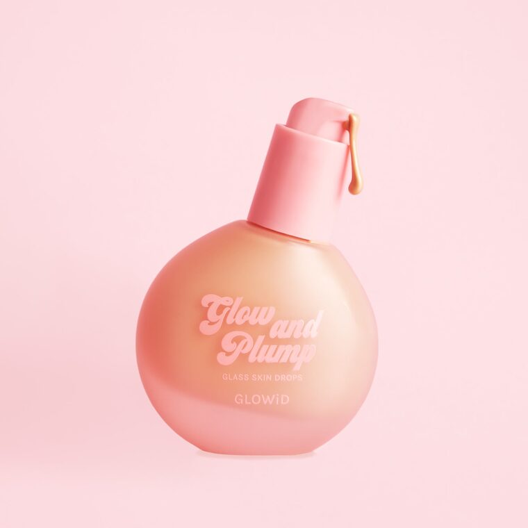 GLOWiD Glow and Plump Glass Skin Drops — butikens egen glass skin-serum och linjens signaturprodukt