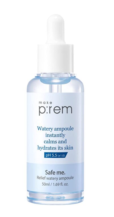 Make P:rem Safe Me Relief Watery Ampoule — lugnande ampull och märkets bästa instegsköp