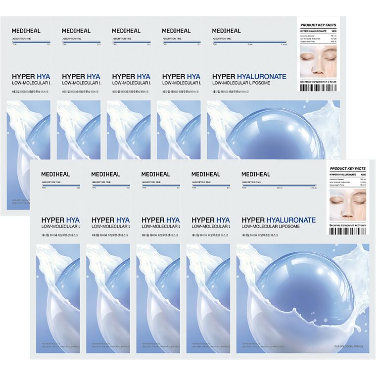 Mediheal Hyper Hyaluronate Mask 10 st