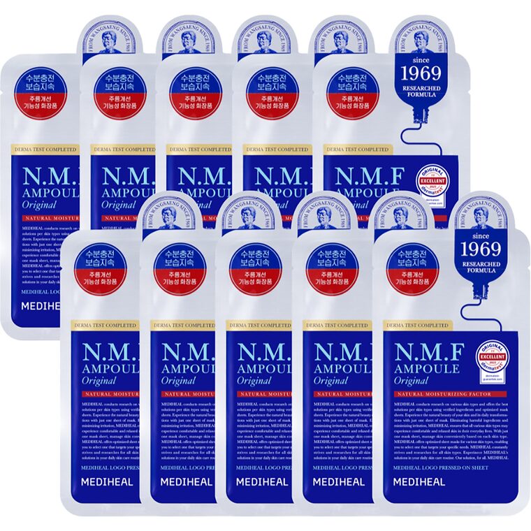Mediheal The N.M.F Ampoule Mask Original 10 st — märkets ikoniska fuktmask och bästa instegsköp
