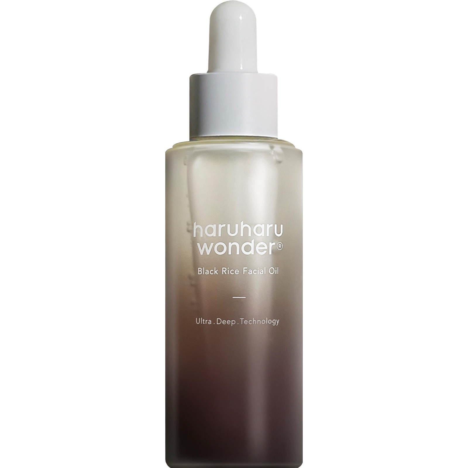 Haruharu Wonder Black Rice Facial Oil, ansiktsolja i brun droppflaska