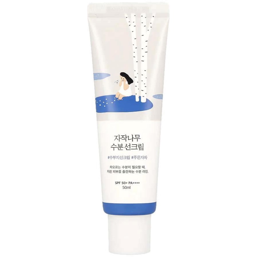 Round Lab Birch Juice Moisturizing Sun Cream SPF50+ med björksav